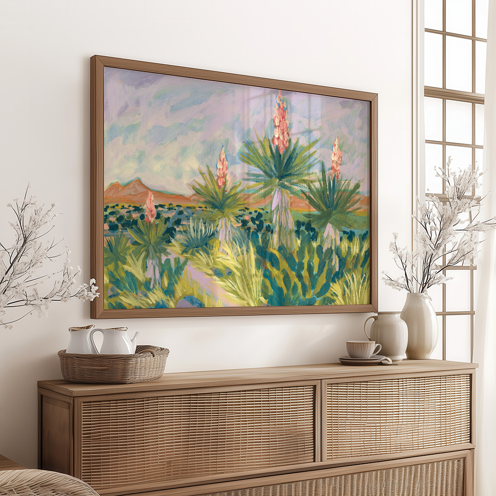 Three Aloe's Art Print